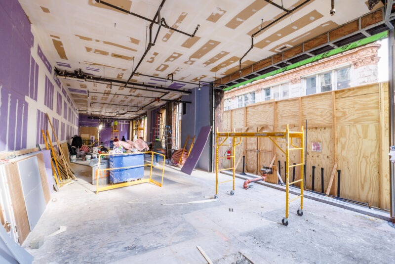 Commercial renovation for Union Square Travel Agency